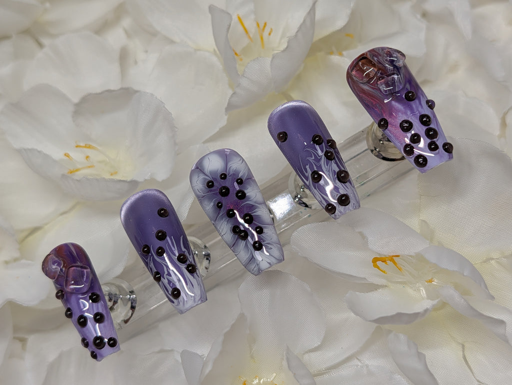 " Ube Babe " Nail Set