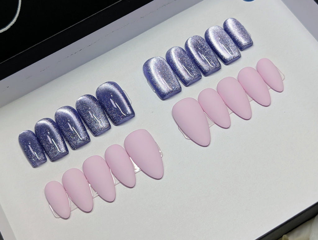 Solid Color Nail Set Bundle (2 Sets)